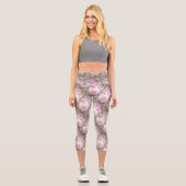 Peony Bliss Capri Leggings (Vorderseite)