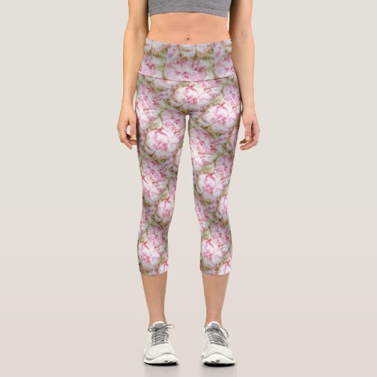Peony Bliss Capri Leggings (Vorderseite)