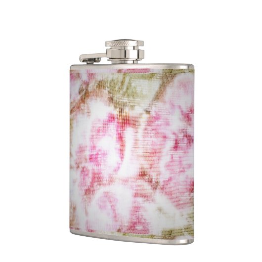 Peony Bliss Vinyl Wrapped Flask Flachmann (Links)