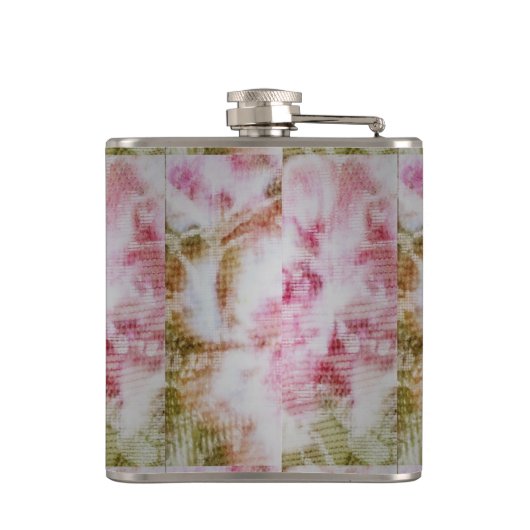 Peony Bliss Vinyl Wrapped Flask Flachmann (Rückseite)