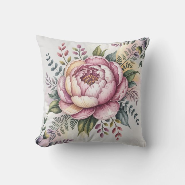 Peony Blossom Kissen (Vorderseite)