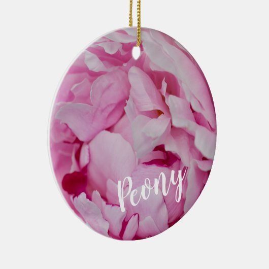 Peony Blossom Rose for flower and garden lovers Keramik Ornament (Rechts)