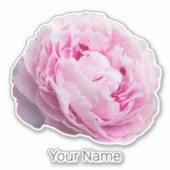 Peony Blossom Rose für Blume und Garten Lover Aufkleber (Vorderseite)
