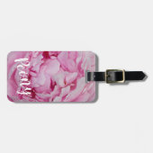 Peony Blossom Rose für Blume- und Gartenliebhaber Gepäckanhänger (Vorderseite horizontal)