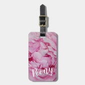 Peony Blossom Rose für Blume- und Gartenliebhaber Gepäckanhänger (Vorderseite vertikal)