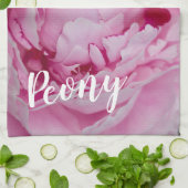 Peony Blossom Rose für Blume- und Gartenliebhaber Geschirrtuch (Gefaltet)