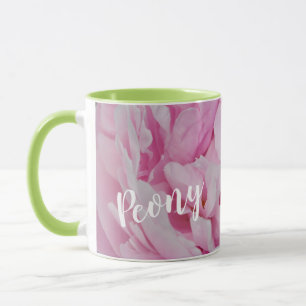 Peony Blossom Rose für Blume- und Gartenliebhaber Tasse