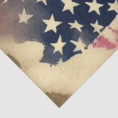 Peony Blume 4. Juli Amerikanische Flagge Seidenpapier (Ausschnitt)