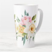 Peony Blume Bouquet Milchtasse (Rechte Ecke)
