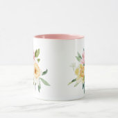 Peony Blume Bouquet Tasse (Zentrum)