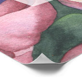 Peony Blume - Brautparty Begrüßungszeichen Poster (Ecke)