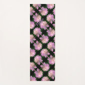 Peony Blume in Bloom Nature Muster Personalisiert Yogamatte (Vorderseite)