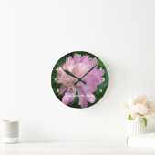 Peony Blume in Bloom Personalisiert Runde Wanduhr (Zuhause)