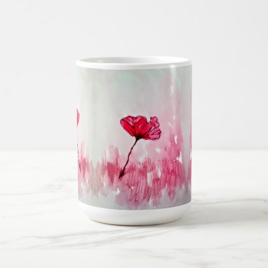Peony Blume Kaffeetasse (Mittel)