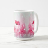 Peony Blume Kaffeetasse (VorderseiteRechts)
