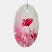 Peony Blume Keramik Ornament (Rechts)