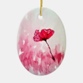 Peony Blume Keramik Ornament (Vorne)