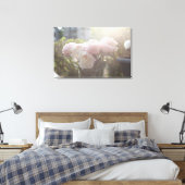 Peony Blume Leinwand Artwork (Insitu (Schlafzimmer))
