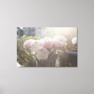 Peony Blume Leinwand Artwork