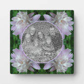 Peony Blume Natur erstellen Sie Ihr eigenes Foto Fotoplatte (Vorderseite)