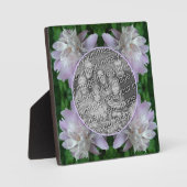 Peony Blume Natur erstellen Sie Ihr eigenes Foto Fotoplatte (Vorderseite)