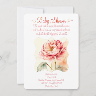 Peony Blume. Party Save The Date