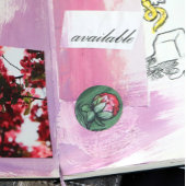 Peony Blume Peonies Gardener Art Pink Runder Aufkleber