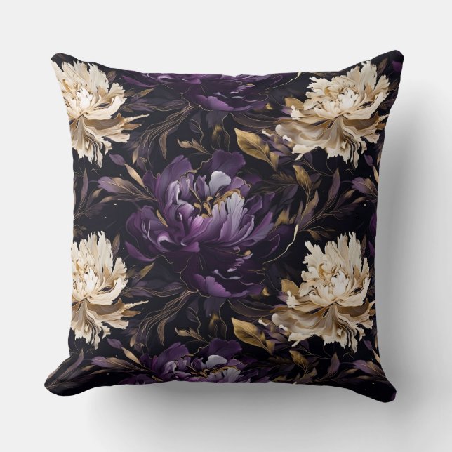 Peony Blume Pillow Kissen (Vorderseite)