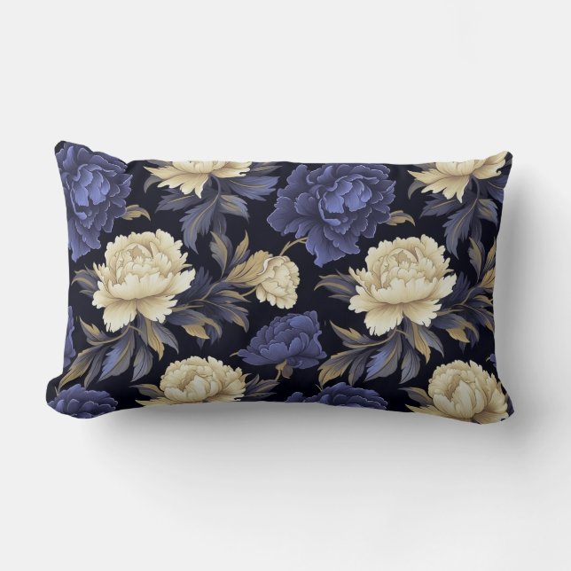 Peony Blume Pillow Lendenkissen (Vorderseite)