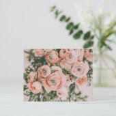 PEONY BLUME POSTCARD POSTKARTE (Stehend Vorderseite)