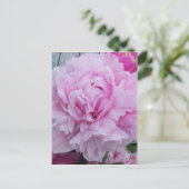 Peony Blume Postcard Postkarte (Stehend Vorderseite)