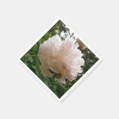Peony. Blume. Serviette (Ecke)