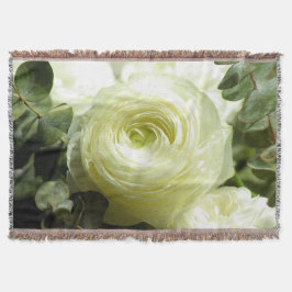Peony Blume Throw Blanket Decke