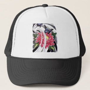 Peony Blume Truckerkappe