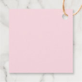 Peony Blume Vielen Dank Geschenkanhänger (Rückseite)