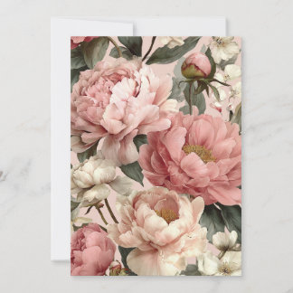 Peony Blush | Weiche Pasteten Einladung