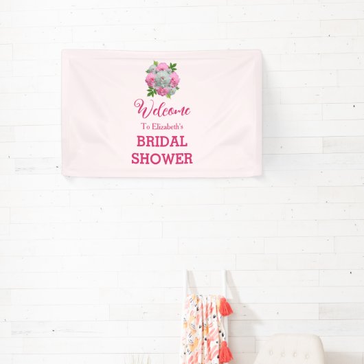 Peony Bouquet Brautparty Banner (InSitu)