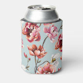 Peony Bouquet: Helles, blumengeschmücktes Umfeld Dosenkühler (Kanne Rückseite)