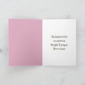 Peony Bouquet in Vintager Pitcher Karte (Innenseite)