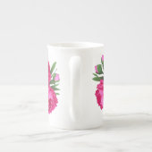 Peony Bouquet Porzellantasse (Rückseite)