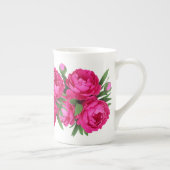 Peony Bouquet Porzellantasse (Rechts)