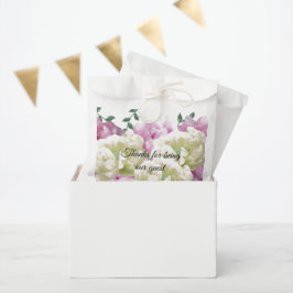 Peony Bouquet Vielen Dank für die Bevor Bag Geschenktütchen
