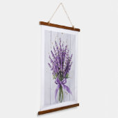 Peony Bouquet Wall Tapestry Wandteppich Mit Holzrahmen (Gewinkelt)
