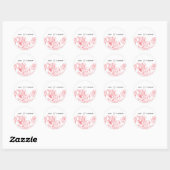 Peony Bride & Groom Sticker (Blatt)