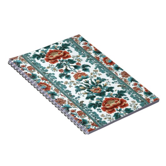 Peony Brocade Notizblock (Rechte Seite)