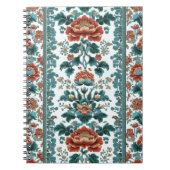 Peony Brocade Notizblock (Vorderseite)