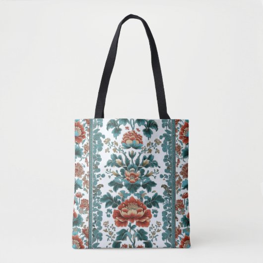 Peony Brocade Tasche (Vorderseite)