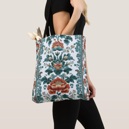 Peony Brocade Tasche (Von Nahem)
