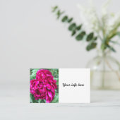 Peony Business Card Visitenkarte (Stehend Vorderseite)