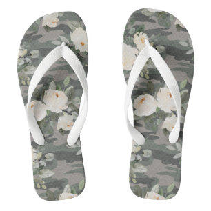 Peony Camouflage Flip Flops Badesandalen
